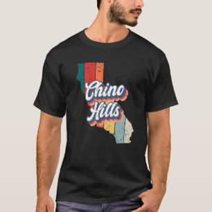 Chino Hills City Retro Vintage Hometown California T-shirt