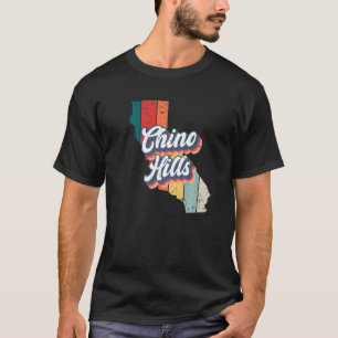 Chino Hills City Retro Vintage Hometown California T-shirt