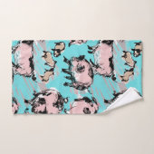 Chinois année de porc Anniversaire Dessin original (Serviette à main)