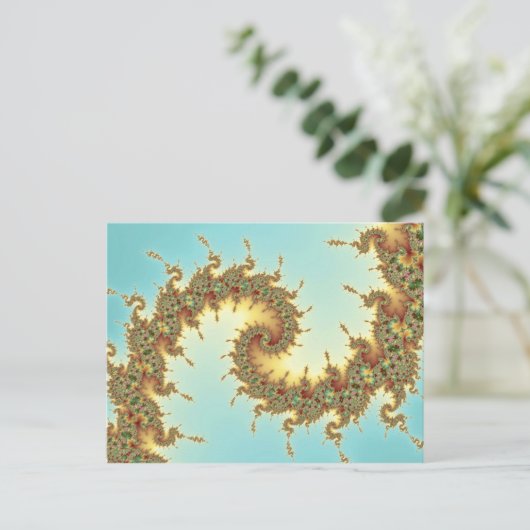 Chinois - Carte postale fractale (Debout devant)