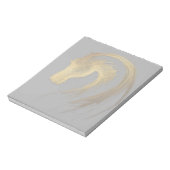 Chinois Cheval Année Zodiac Anniversaire Bloc-note (Tourné)