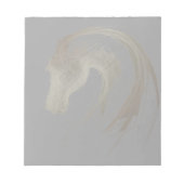 Chinois Cheval Année Zodiac Anniversaire Bloc-note (Devant)