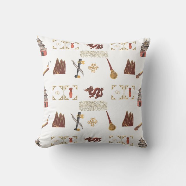 Chinois favoris Coussin MoJo américain (Recto)