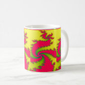 Chinois Jour de l'An Dragon Fractal Mug (Devant droit)