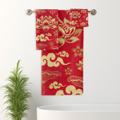Chinois Lotus Floral Oriental Asiatique Motif tend