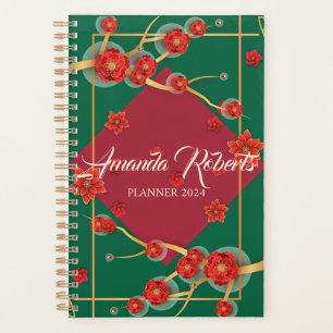 Chinois Nouvel An 2024 Florssom Flowers Planner