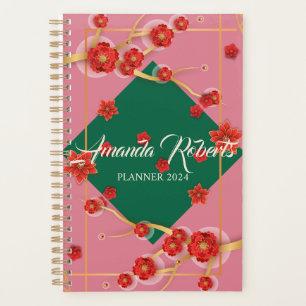 Chinois Nouvel An 2024 Florssom Flowers Planner