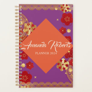 Chinois Nouvel An 2024 Florssom Flowers Planner
