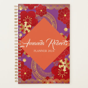 Chinois Nouvel An 2024 Florssom Flowers Planner