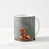 Chinois pêcheur de café blanc Mug (Devant droit)