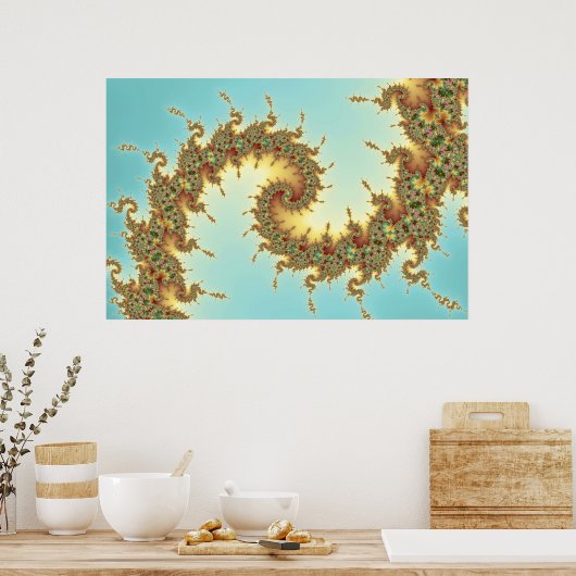 Chinois - Poster fracturé (Cuisine)