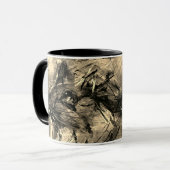 Chinois Rat Année Zodiaque Anniversaire Mug 2 tons (Devant gauche)