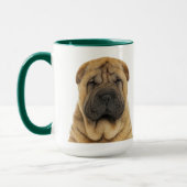 Chinois Sharpei Mug personnalisé (Gauche)