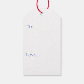 Chinoiserie Amaryllis Gift Labels Cadeaulabel (Achterkant)