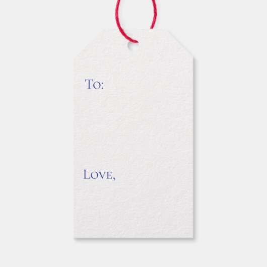 Chinoiserie Amaryllis Gift Labels Cadeaulabel (Achterkant)