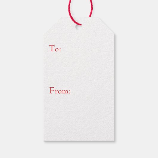 Chinoiserie Amaryllis, Kerstbloem cadeau Labels Cadeaulabel (Achterkant)