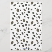 Chinoiserie Aquarelle Bow Cheetah papeterie (Dos)