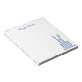 Chinoiserie Aquarelle Chic Bunny Bloc-notes (Incliné)