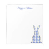 Chinoiserie Aquarelle Chic Bunny Bloc-notes (Devant)
