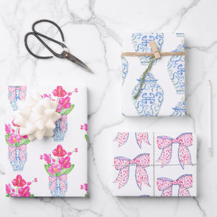 Chinoiserie Aquarelle Gingembre Papier d'enveloppe