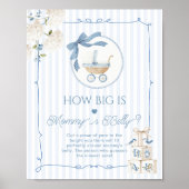 Chinoiserie Baby Carriage How big is Mommys belly Poster (Voorkant)