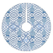 Chinoiserie Bamboo Ginger Jar Jars Kerstboom Rok (Voorkant)