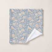 Chinoiserie Bird and Flower Seamless Pattern (Gant de toilette)