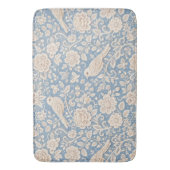 Chinoiserie Bird and Flower Seamless Pattern Badmat (Voorkant Verticaal)