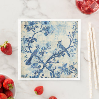 Chinoiserie Bird Haven Napkins Servet