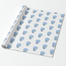 Chinoiserie Blauwe en Witte Vaas Hydrangea Inpakpa