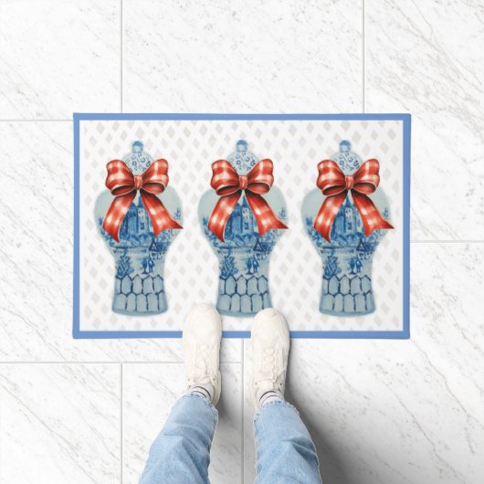 Chinoiserie Bleu Blanc Ginger Jar Tapis (Intérieur)