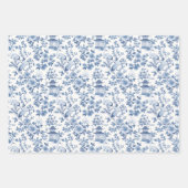 Chinoiserie Bloem Inpakpapier Vel (Voorkant 3)
