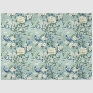 Chinoiserie Bloemenpatroon Weefselpapier Tissuepapier