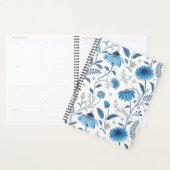 Chinoiserie Blue Echinacea Pattern (Devant avec enveloppe)