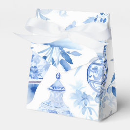 Chinoiserie Blue Favor Box Bedankdoosjes