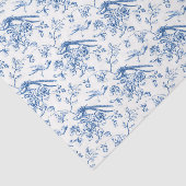 Chinoiserie Blue Flowers & Birds-ontkoppeling Tissuepapier (Detail)