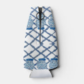 Chinoiserie Blue Ginger Jar Can Bottle Glacière (Dos)