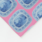 Chinoiserie Blue Ginger Jar couverture bébé  (Coin)