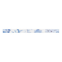 Chinoiserie Blue Grosgrain Lint