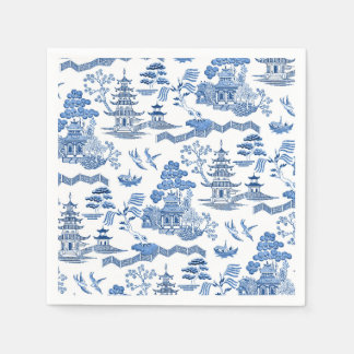 Chinoiserie Blue Willow Servet