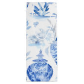 Chinoiserie Blue Wine Gift Bag Wijn Cadeautas (Achterkant)
