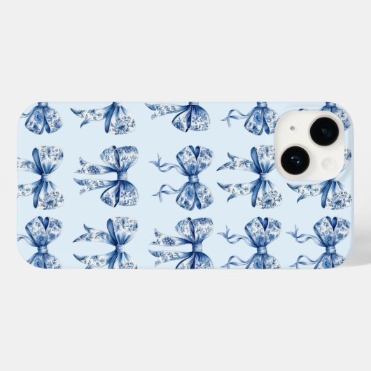 Chinoiserie Bow Coquette Case-Mate iPhone Case (Achterkant (horizontaal))
