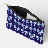 Chinoiserie Bow Coquette Print Cut Sew Bag Etui (Open)