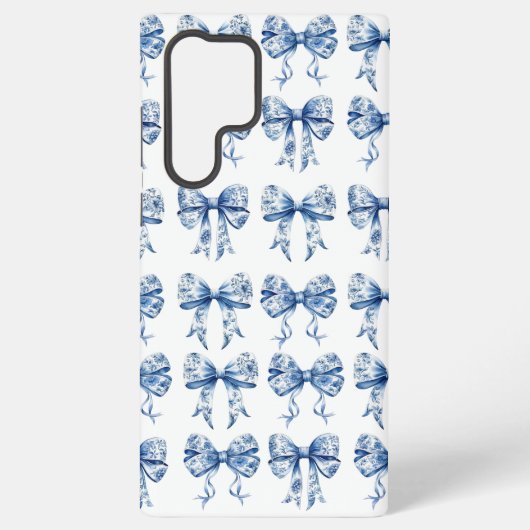 Chinoiserie Bow Coquette Samsung Galaxy Hoesje (Achterkant)