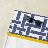 Chinoiserie Bunny Rabbit Serviette de plage person (En situation)