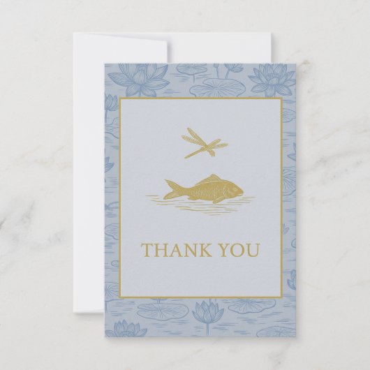 chinoiserie card bedankkaart (Voorkant)