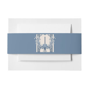 Chinoiserie Chic Belly Band Uitnodigingen Wikkel
