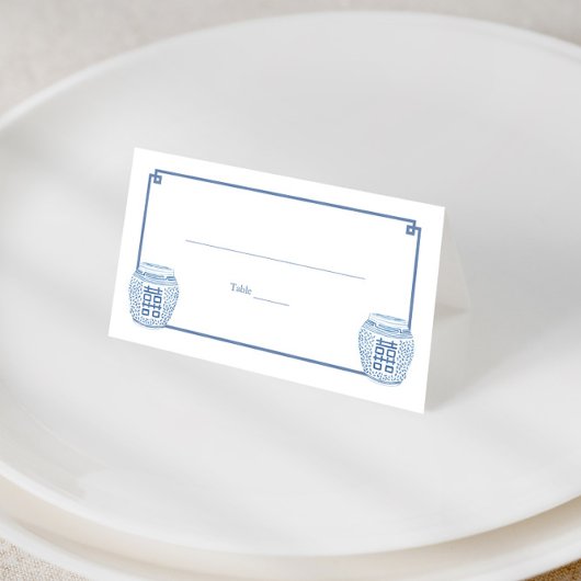 Chinoiserie Chic Blauw en Witte Ginger Jar Wedding