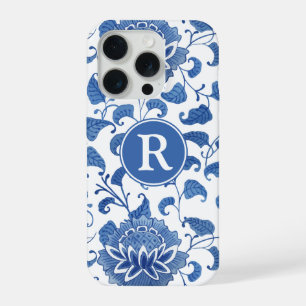 Chinoiserie Chic Bleu Et Blanc Aquarelle