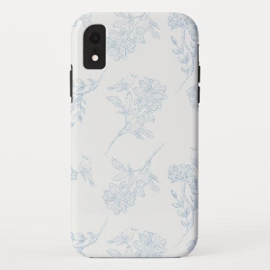 Chinoiserie Chic Floral coque iphone (Dos)